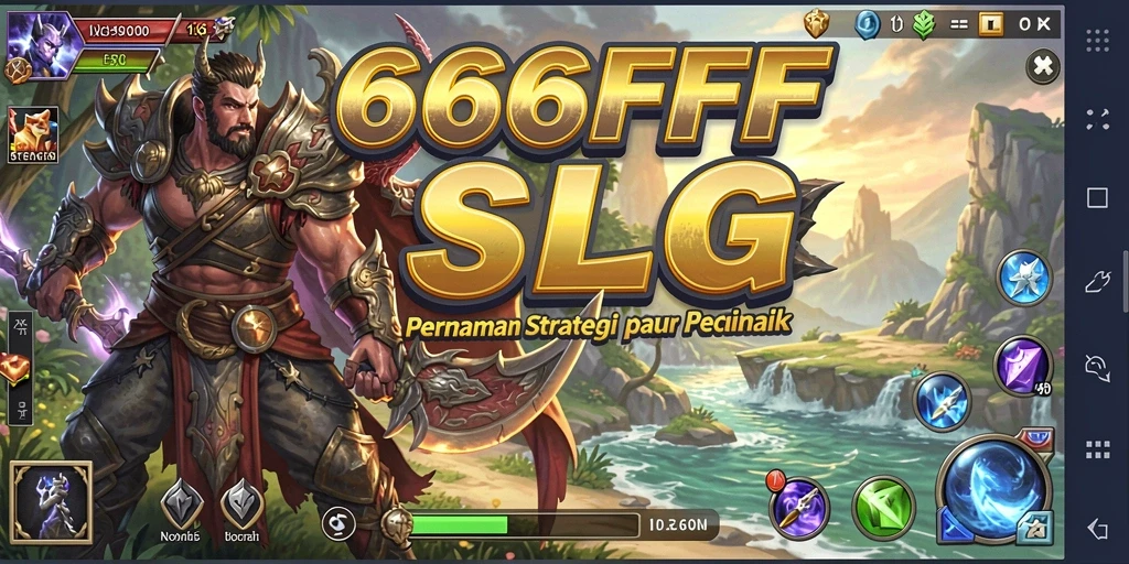 Tangkapan layar gameplay mendebarkan dari 666FF dalam pertempuran strategi.