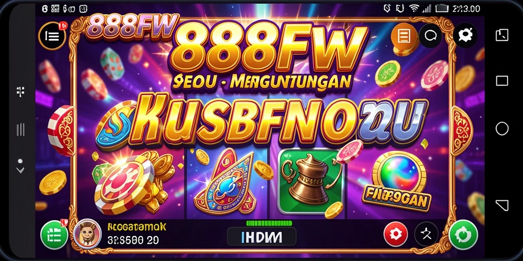 Tampilan gameplay seru di aplikasi slot 888FW.