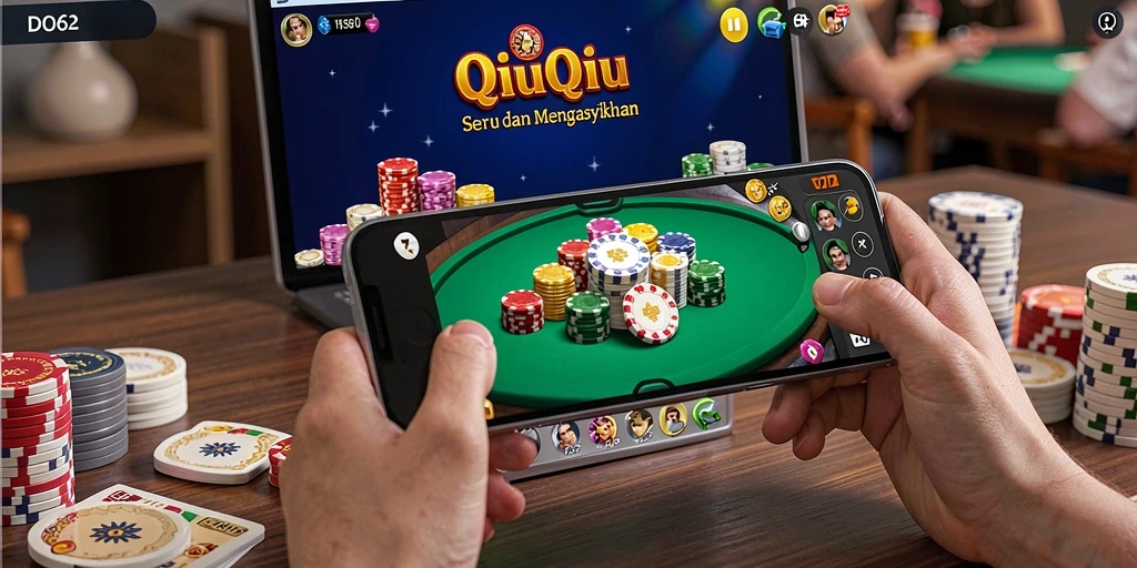 Screenshot D06 menampilkan serunya gameplay QiuQiu.