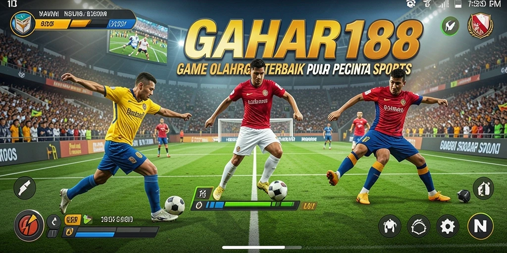 Tangkapan layar menunjukkan gameplay seru dalam <strong>GAHAR188</strong> yang menampilkan aksi olahraga dinamis.