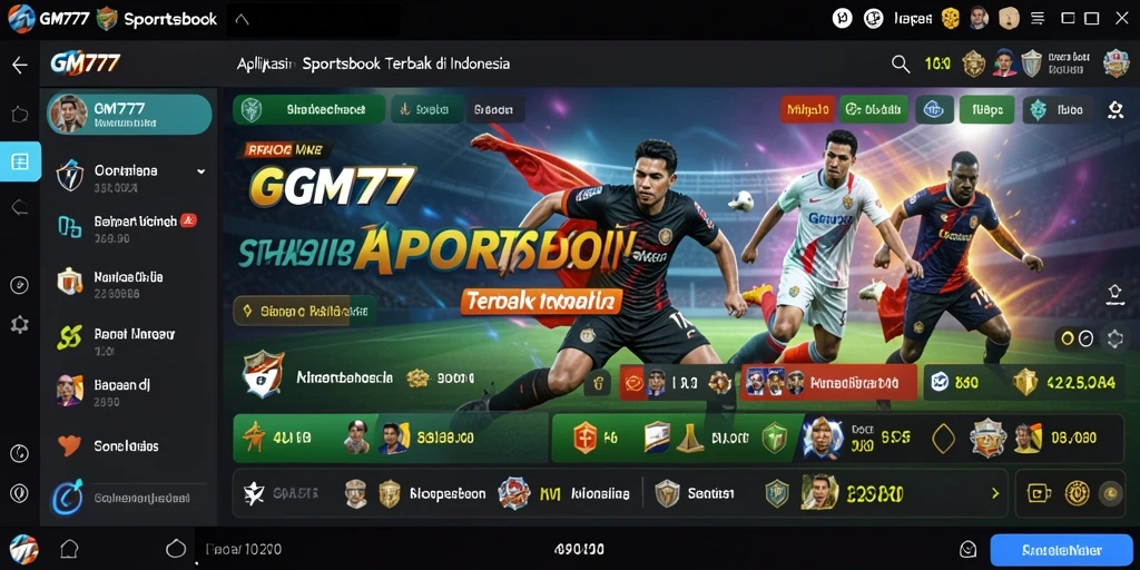 Tampilan gameplay yang menarik dalam aplikasi GM777 Sportsbook.