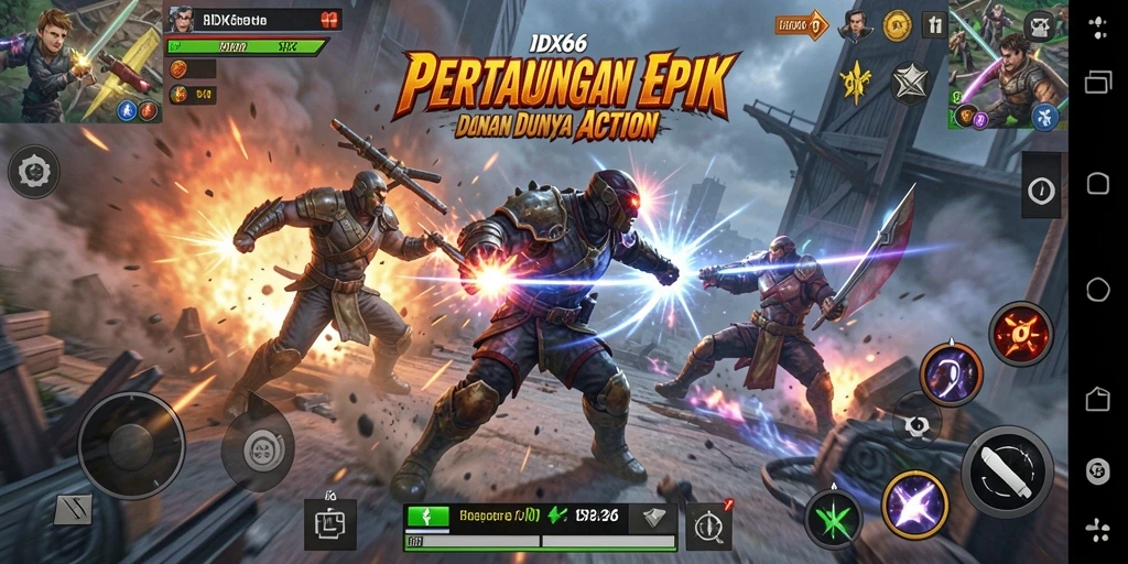 Tampilan seru gameplay IDX66 yang menampilkan aksi penuh ketegangan.