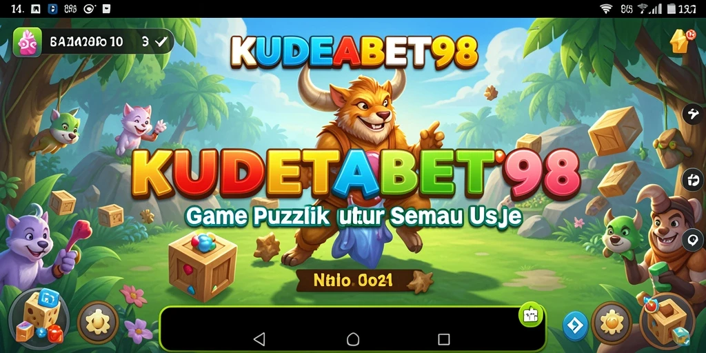 Skrinsut gameplay KUDETABET98 yang menampilkan tantangan Puzzle yang seru.