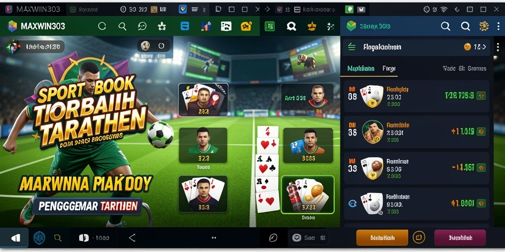Screenshot gameplay <strong>MAXWIN303</strong> yang menampilkan taruhan langsung.