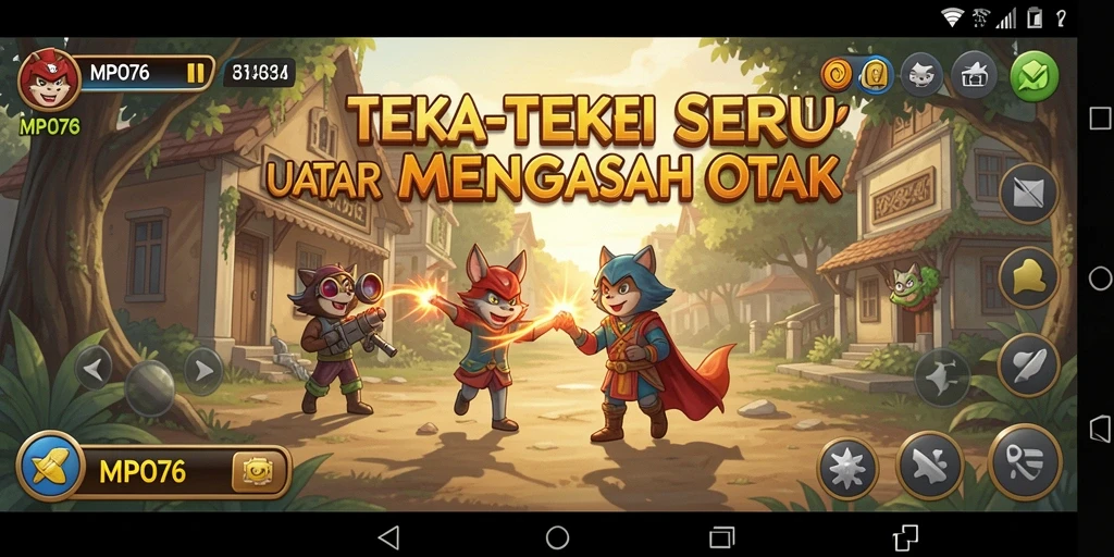 Screenshot MPO76 menampilkan gameplay Puzzle yang menarik dan menantang.