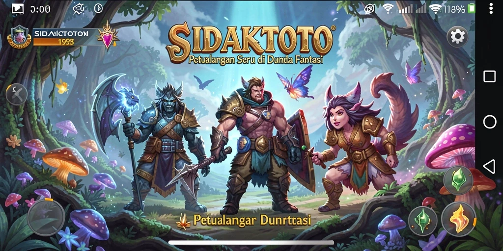 Tampilan menakjubkan dari gameplay SIDAKTOTO.