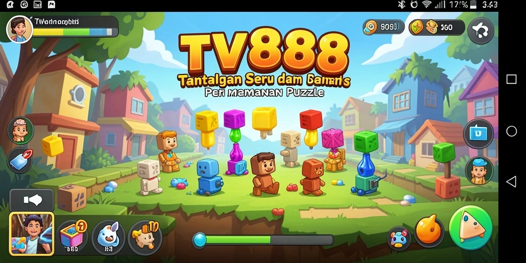 Tampilan gameplay TV888 yang menantang dan seru.